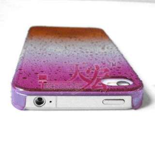 Water Drop Dripping Transitional Colors Hard Back Case Cover for 