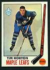 1953 Parkhurst Tim Horton Toronto Maple Leafs PSA 8 NM MT Clean  