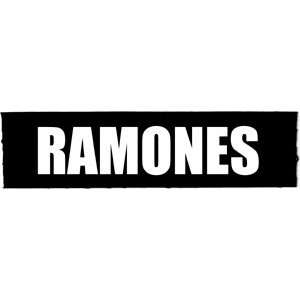  THE RAMONES BAND NAME EMBROIDERED PATCH: Home & Kitchen