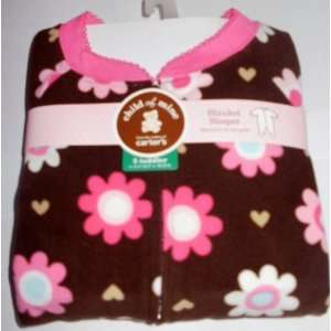    Carters Footed Pajamas Blanket Sleeper 5T   Floral Print: Baby