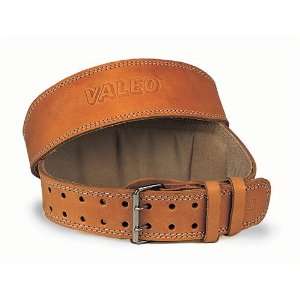  6 inch Tan Color Leather Lifting Belt (X Large) Sports 