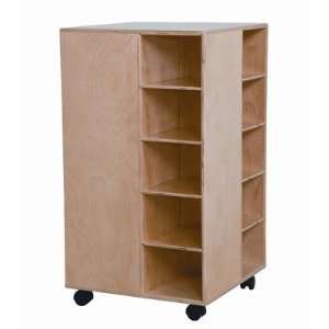Wood Designs 61409 Space Saver Cubby Spinner with No Trays:  