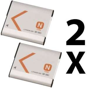  Sony NP BN1 Equivalent Replacement Battery (2Pcs) For Sony 