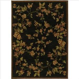   Dreams And Dogwood Old Republic Black Contemporary Rug Size: 36 x 5