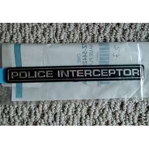  Ford Crown Victoria Police Interceptor Emblem/Badge/Plaque 