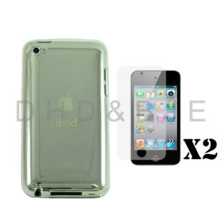 New Clear Gel TPU Skin Cover Case for iPod Touch 4  