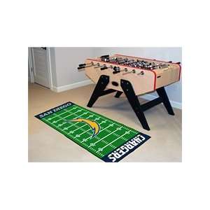  San Diego Chargers Official 30x72 Carpet Runner Rug 