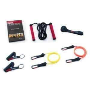   Jump Rope and DVD  Exercise Bands for Home Gym