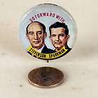 Adlai Stevenson 1952 Presidential Campaign Button Pin  