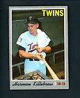 1970 Topps # 150 Harmon Killebrew Minnesota Twins EX+