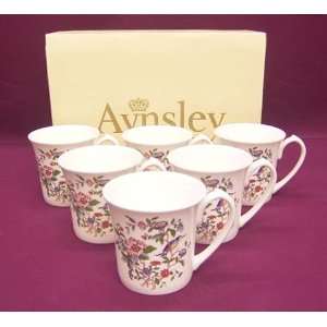  Aynsley Pembroke Box of 6 York Mugs