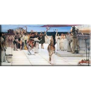  A Dedication to Bacchus 30x14 Streched Canvas Art by Alma 