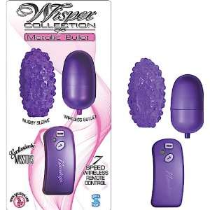 Nasstoys Waterproof 7 speed Wireless Remote Wisper Metallic Bullet 