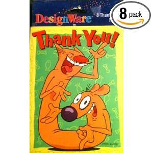  Catdog Thank You Cards (8 Pack)