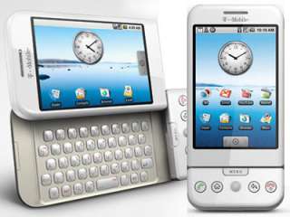 HTC TMOBILE DREAM G1 MP3 WIFI WHITE SMARTPHONE FAIR CONDITION !  