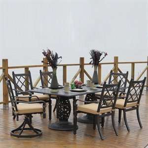  Bellini Home C17 407 St Francis 7 Piece Dining