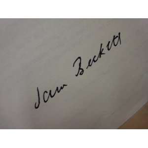  Beckett, Samuel Waiting For Godot 1982 Book Signed 