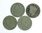 1903 1904 1911 LIBERTY V NICKELS US 5 CENT COINS  