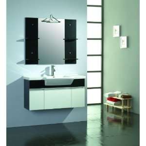   wall mounted bathroom basin sink bath vanity 8108: Home Improvement