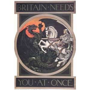  Vintage British World War One WWI Military Propaganda 
