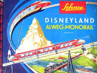 Schuco Disneyland Monorail 6333G; Monorail set with Red Sky Train 
