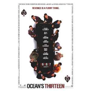    Oceans 13 27 X 40 Original Theatrical Movie Poster 