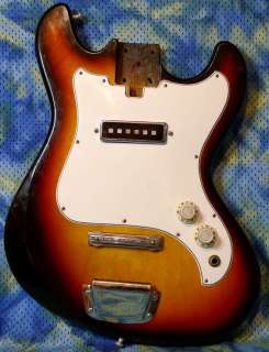 1960s TeleStar Electric Guitar Body with Pickup & Electronics EC 