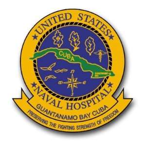  US Navy Guantanamo Bay Naval Hospital Decal Sticker 5.5 