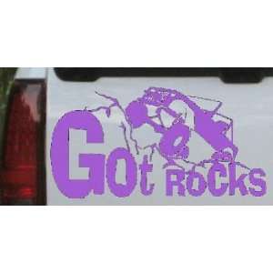 Got Rocks Off Road Car Window Wall Laptop Decal Sticker    Purple 26in 