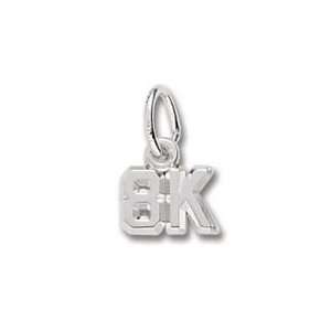  8K Race Charm   Gold Plated Jewelry
