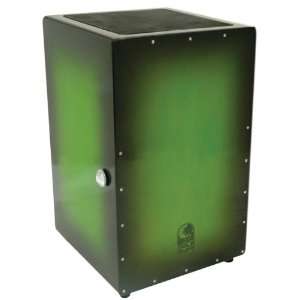  Toca Cajon With Dual Snare Wires Green Burst: Musical 