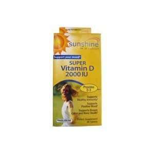   Vitamin D 2000 Iu Phased Control Dietary Supplement Tablets   60 Ea