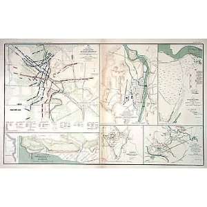  Civil War Atlas; Plate 32; Maps of the Battles of 