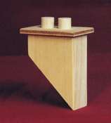 Dollhouse 45 degree Angled Chimney (1 piece)  