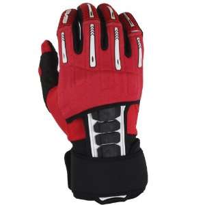  EVS Wrister Gloves   Large/Red Automotive