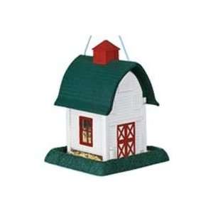  North States 9087 Small White Barn Birdfeeder Patio, Lawn 