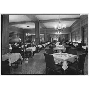   New York City. Grille Room, to London Room, dinner set up 1939 Home