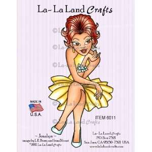  La La Land Crafts Cling Rubber Stamp, Jesalyn: Arts 