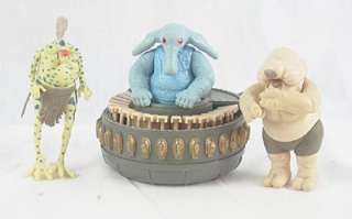 Vintage Star Wars Lot of 3 Max Rebo Band Figures  