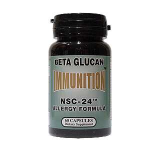 NSC 24 Beta Glucan Allergy Formula, 60 Capsules 608537103012  