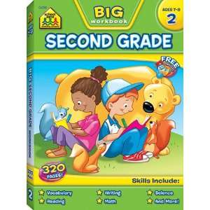   Big Second Grade Workbook By School Zone Publishing Toys & Games