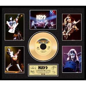  KISS Calling Dr. Love Framed Gold Record: Toys & Games