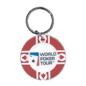  World Poker Tour Poker Chip Keychain WK1559 Toys & Games