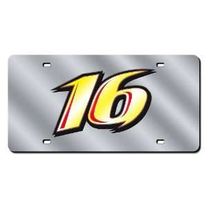  NASCAR Gregg Biffle #16 License Plate Cover: Sports 