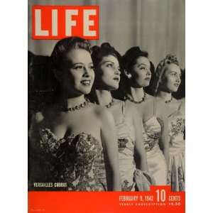   Night Club Chorus Line Girls Fashion   Original Cover