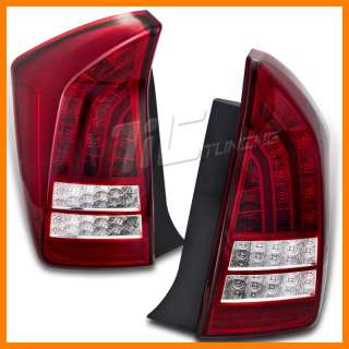 2010 2012 TOYOTA PRIUS RED/CLEAR FULL LED TAIL LIGHTS AMBER TURN 