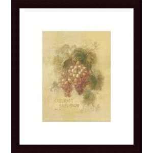   Cabernet Sauvignon Grapes   Artist Danhui Nai  Poster Size 12 X 9