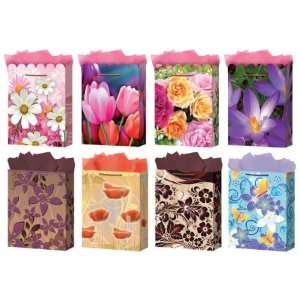  Large Floral Gift Bags Case Pack 72 