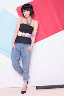Japan Street Punk 3D Slouch Pleated Stud Jeans Sz S  