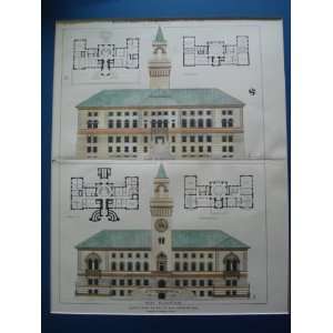    Accepted Design for the City Hall , Worcester, MA 